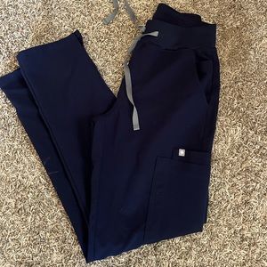Figs Navy Blue High Waisted Yola Skinny Size XS